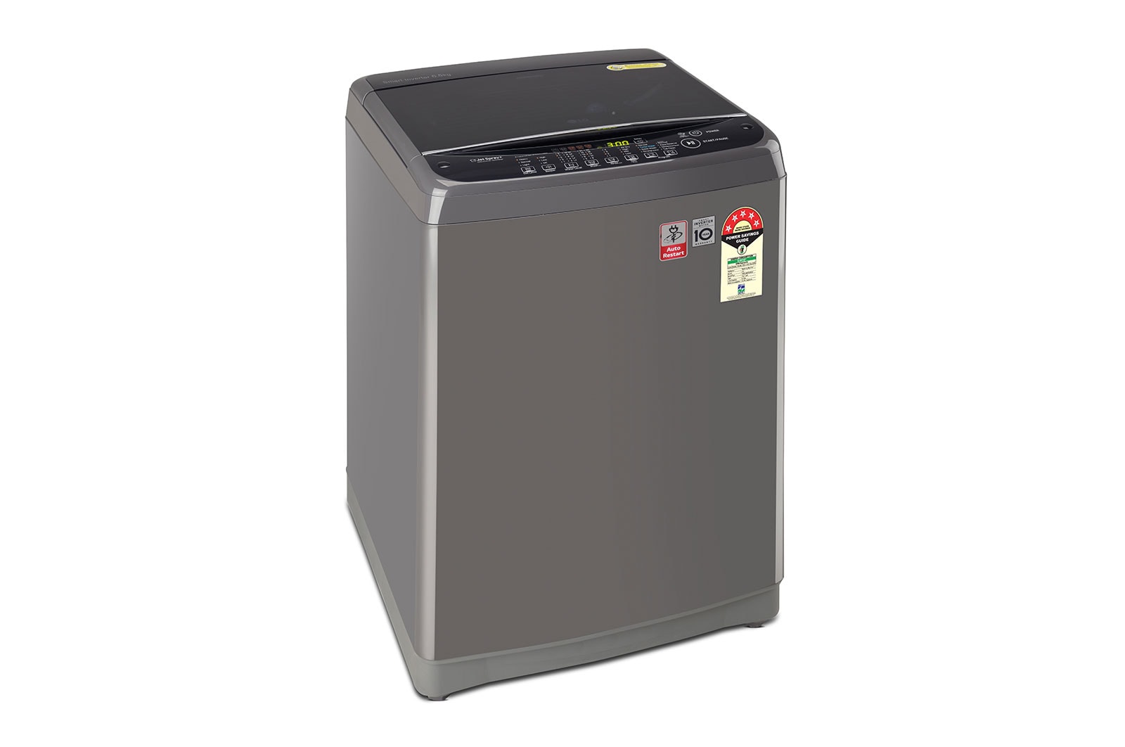 LG 6.5 kg, Top Load Washing Machine, Jet Spray+, Middle Black, T65SJMB1Z