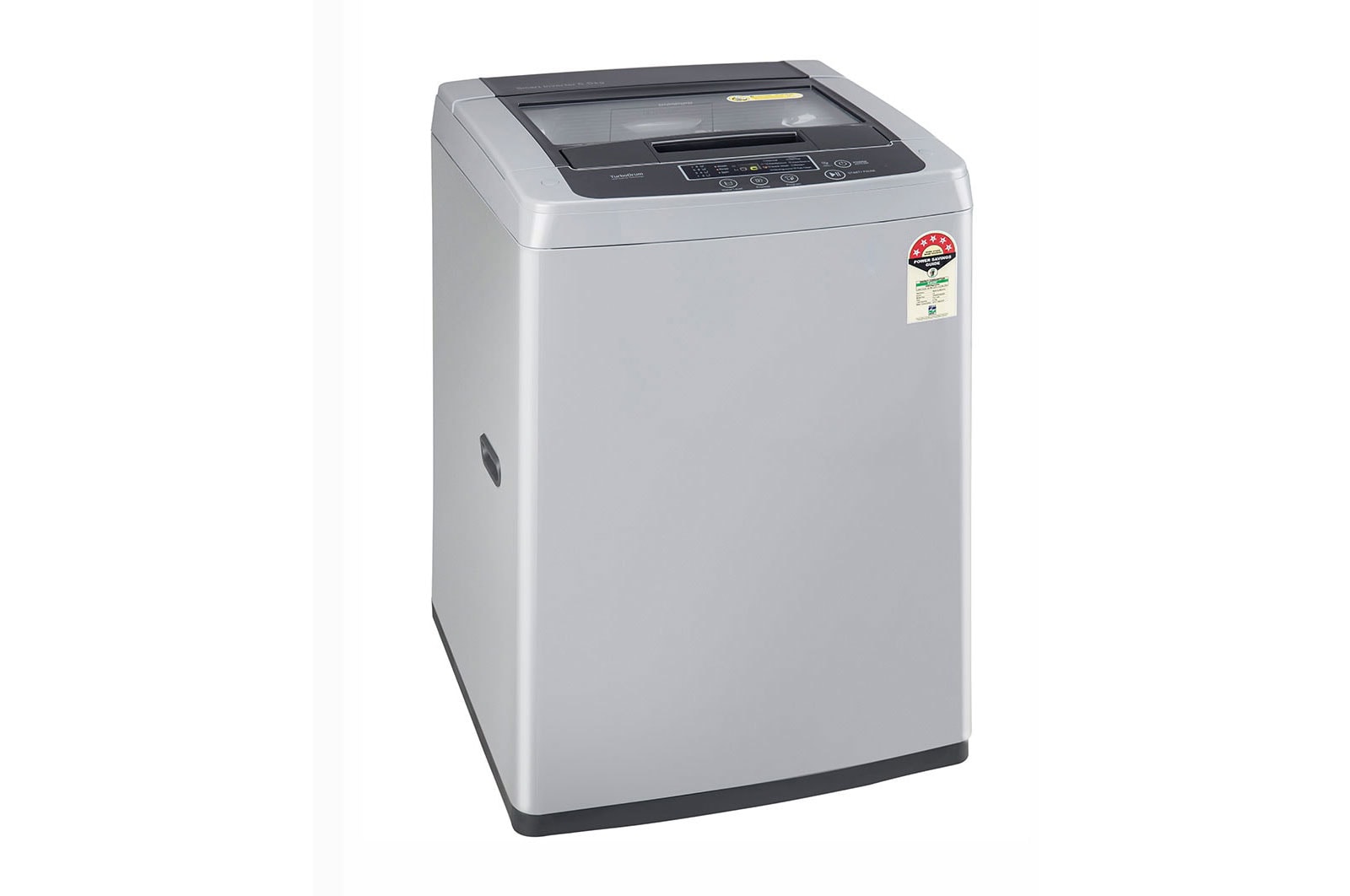 LG 6.5Kg Top Load Washing Machine, Smart Inverter Motor, Middle Free Silver , T65SKSF4Z