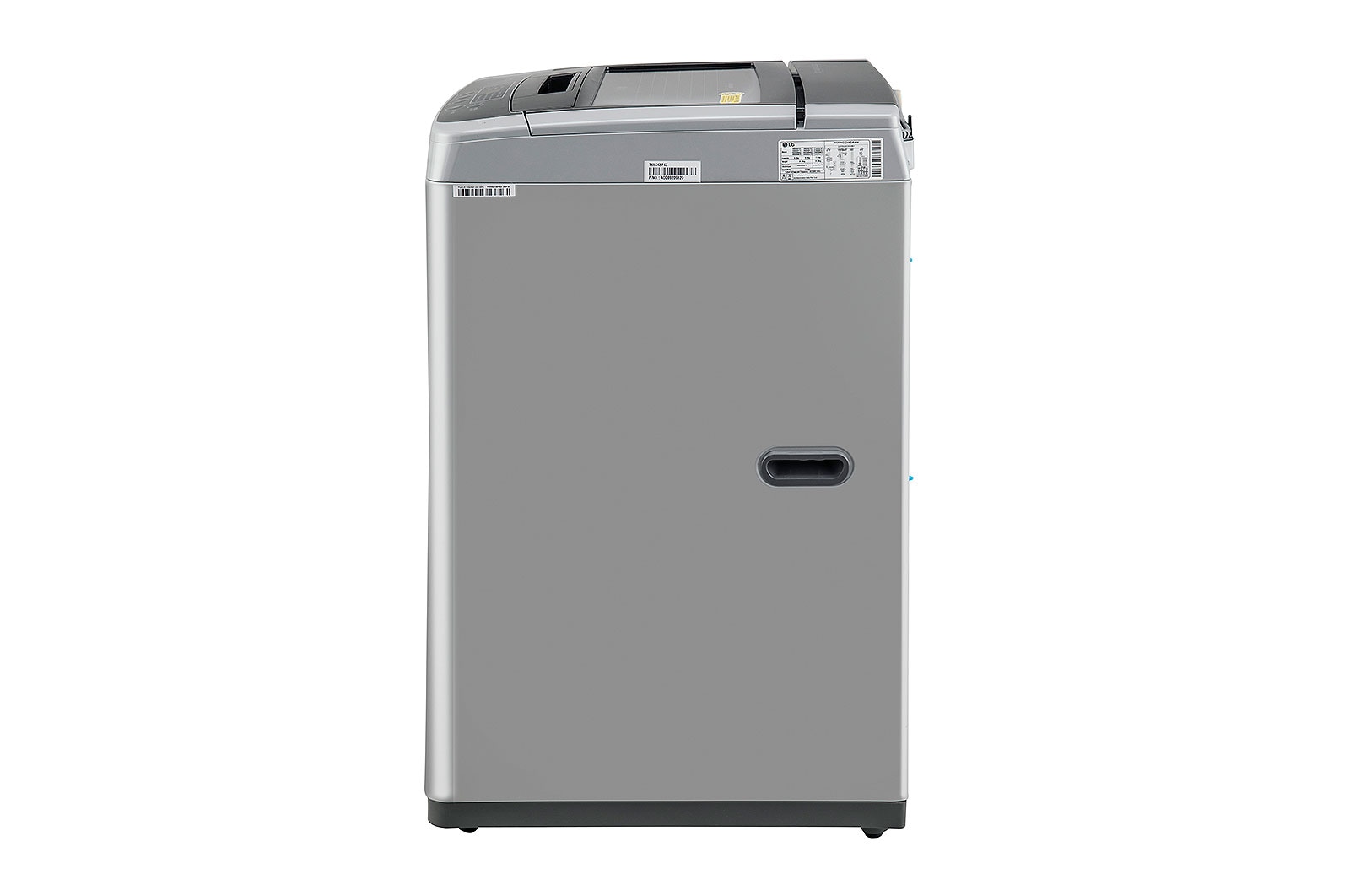 LG 6.5Kg Top Load Washing Machine, Smart Inverter Motor, Middle Free Silver , T65SKSF4Z