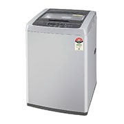 LG 6.5Kg Top Load Washing Machine, Smart Inverter Motor, Middle Free Silver, T65SKSF4ZD