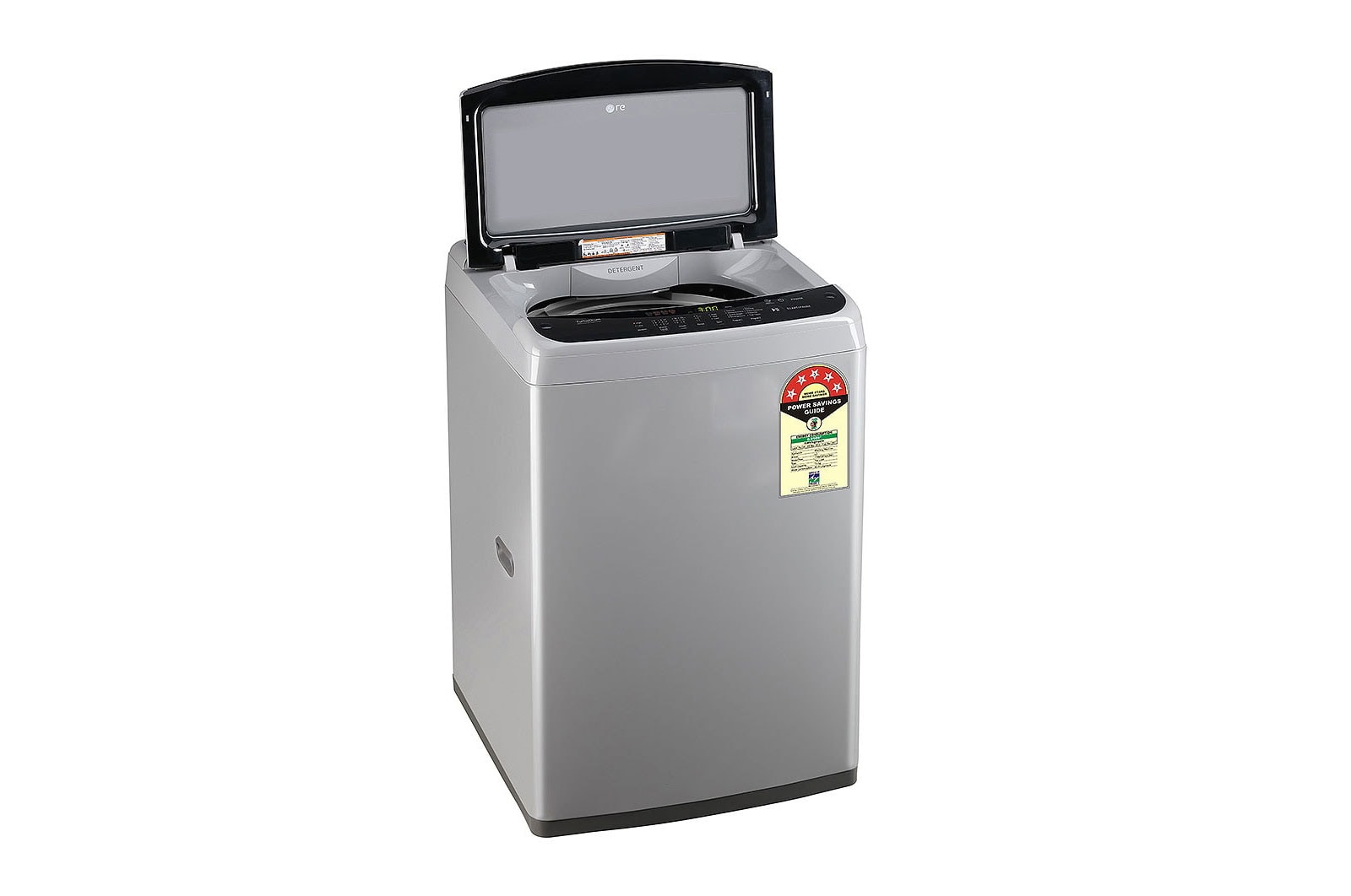 LG 7Kg Top Load Washing Machine, Smart Inverter Motor, Middle Free Silver, T70SPSF1ZA