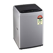 LG 7Kg Top Load Washing Machine, Smart Inverter Motor, Middle Free Silver, T70SPSF1ZA