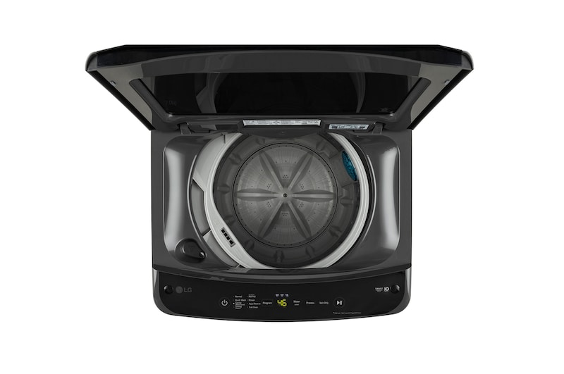 top view with door open