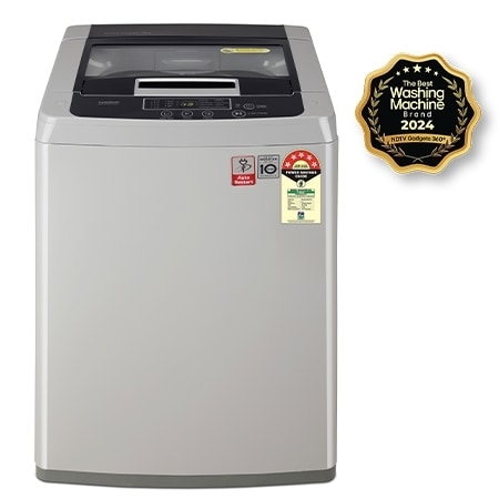 LG T75SKSF1Z top loading washing machine front view