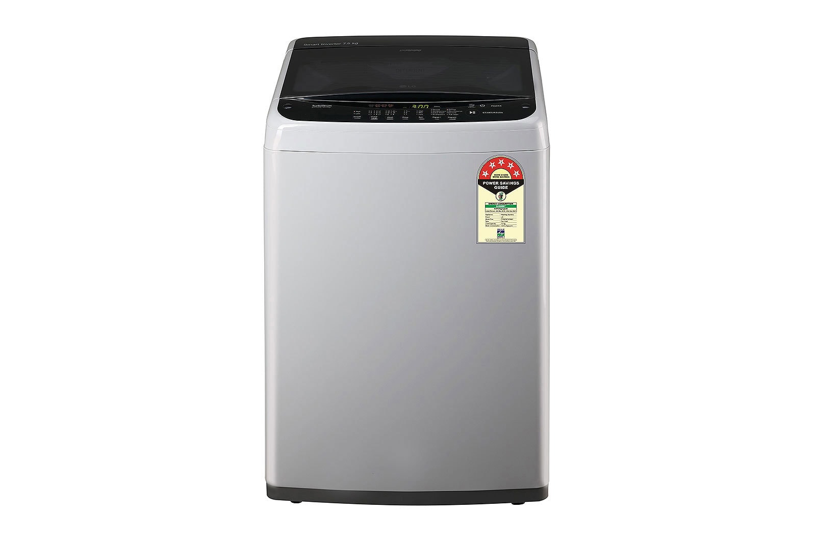 LG T75SPSF1Z top loading washing machine front view