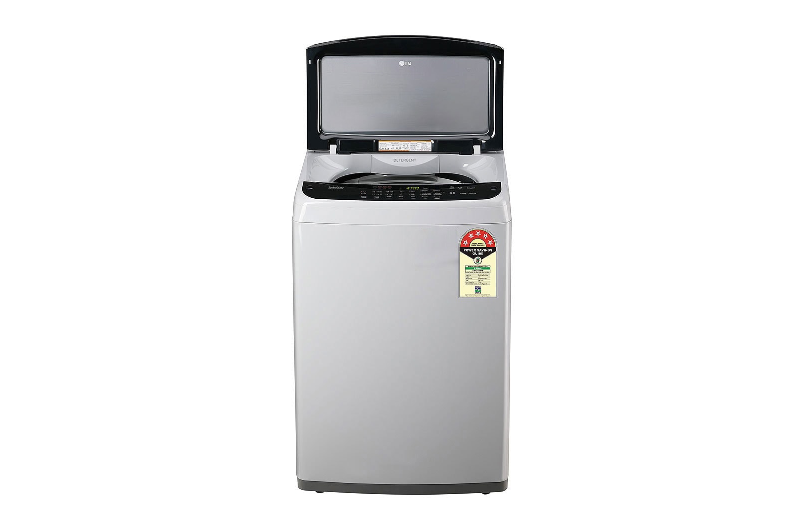 LG 7.5Kg Top Load Washing Machine, Smart Inverter Motor, Middle Free Silver , T75SPSF1Z