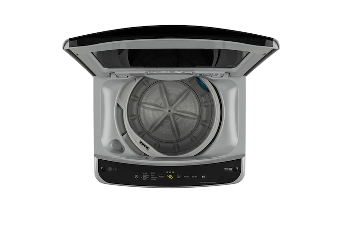 top view with door open