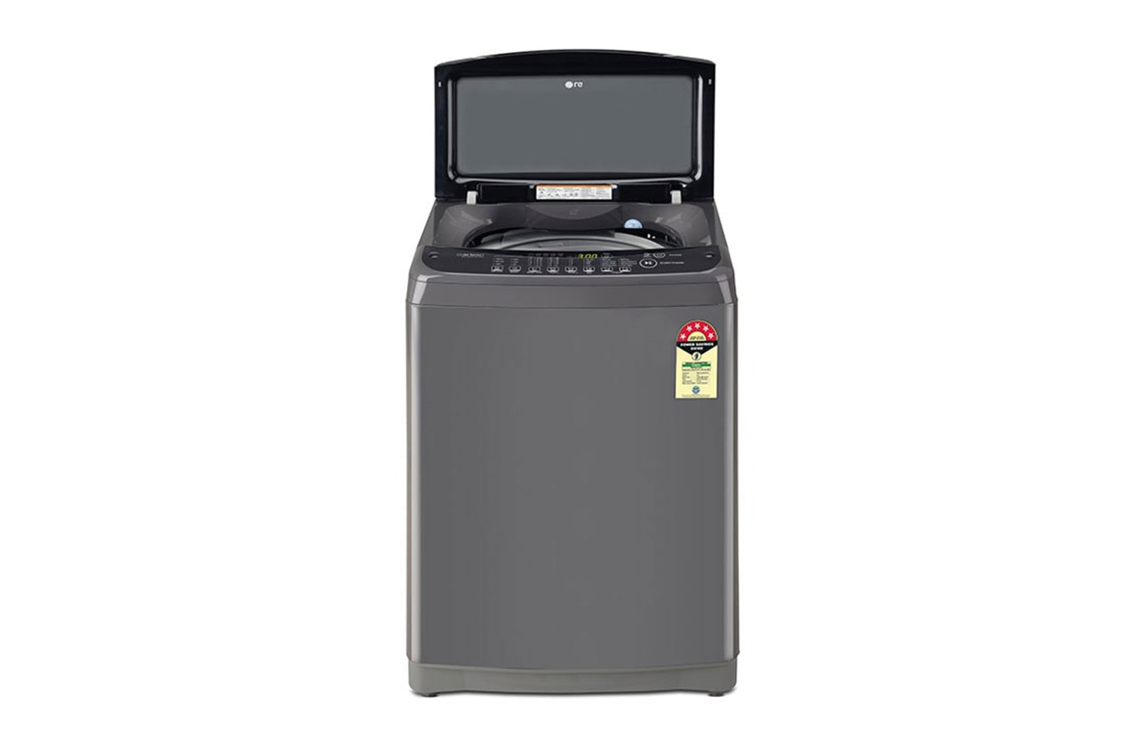 LG 8Kg Top Load Washing Machine, Auto Tub Clean, Middle Black, T80AJMB1Z