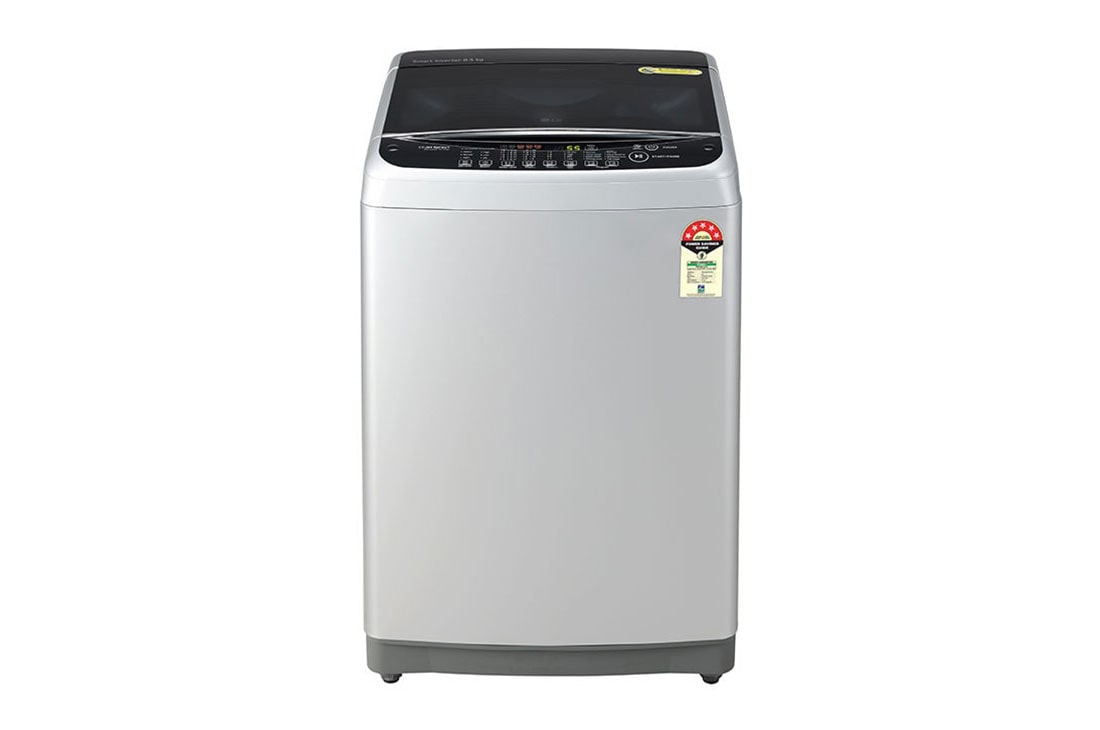 LG T80AJSF1Z top loading washing machine front view