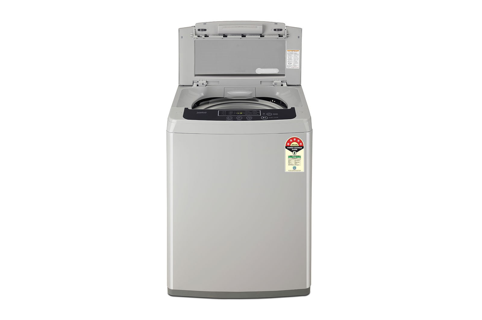 LG 8Kg Top Load Washing Machine, Smart Inverter Motor, Middle Free Silver, T80SKSF1Z