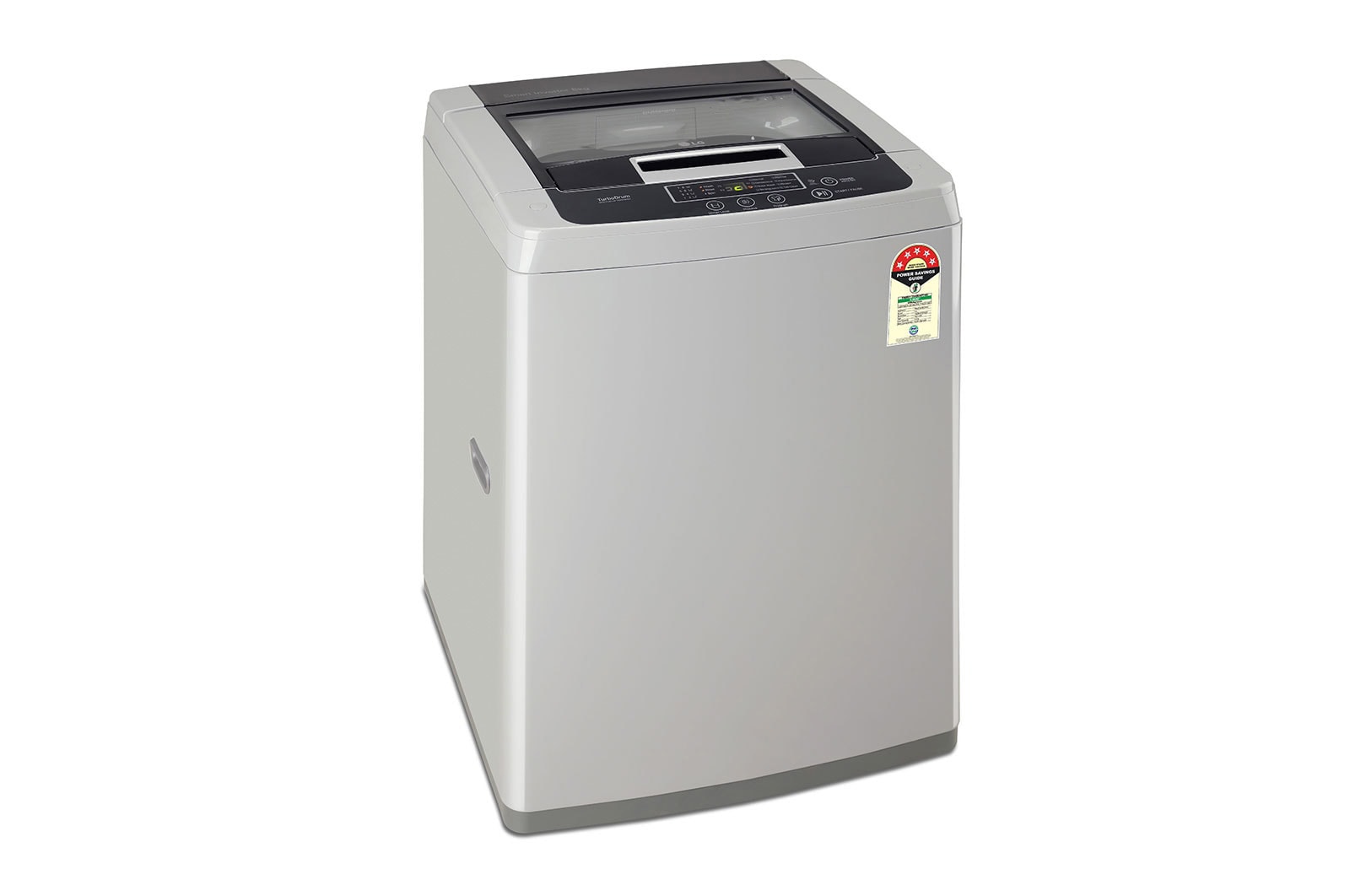 LG 8Kg Top Load Washing Machine, Smart Inverter Motor, Middle Free Silver, T80SKSF1Z