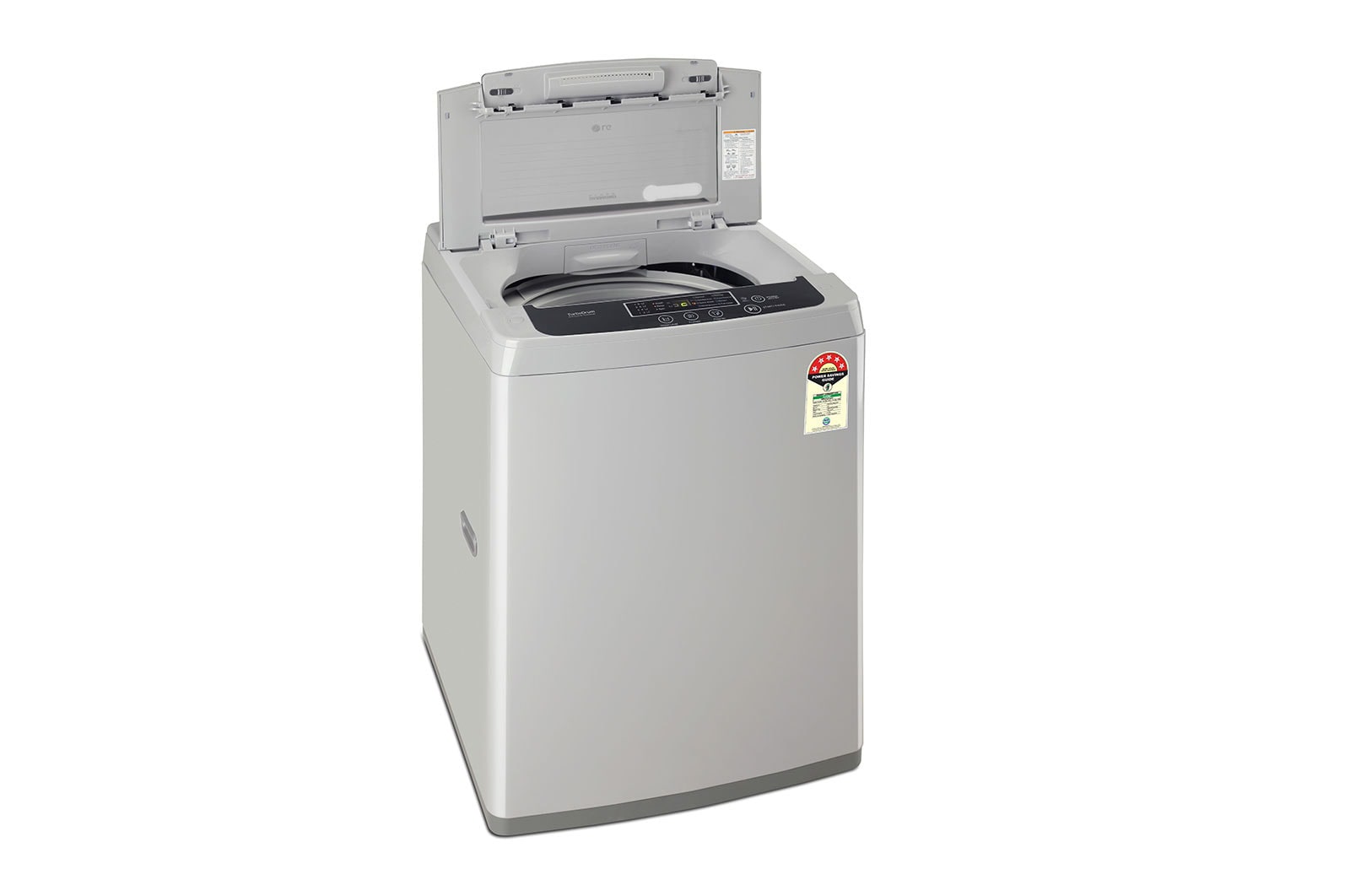 LG 8Kg Top Load Washing Machine, Smart Inverter Motor, Middle Free Silver, T80SKSF1Z