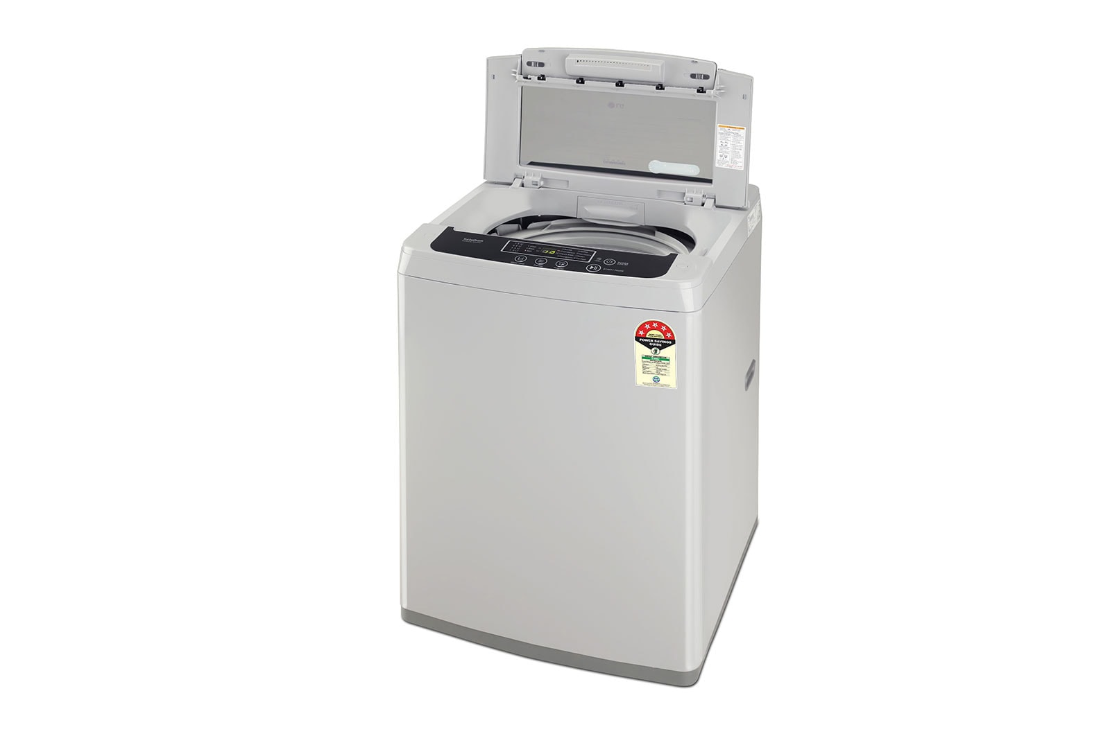 LG 8Kg Top Load Washing Machine, Smart Inverter Motor, Middle Free Silver, T80SKSF1Z