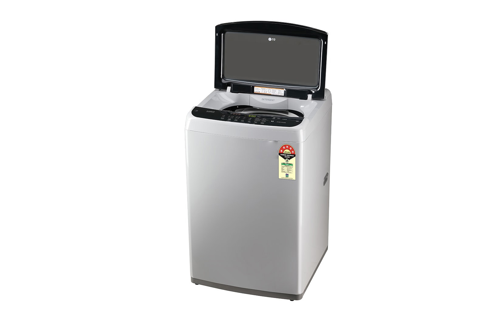 LG 8Kg Top Load Washing Machine, Smart Inverter Motor, Middle Free Silver, T80SPSF2Z