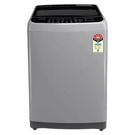 LG T90SJSF1Z top loading washing machine front view