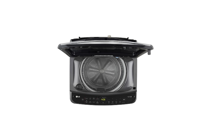 top view with door open