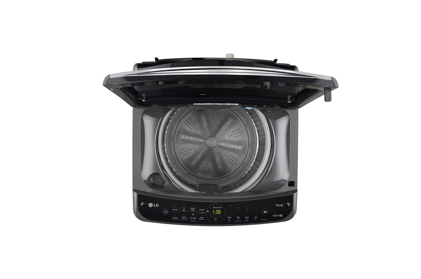 top view with door open