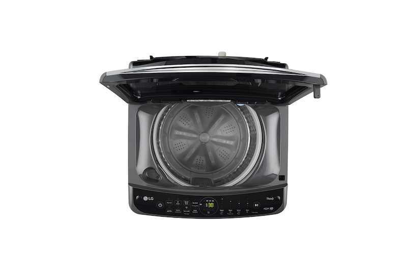 top view with door open