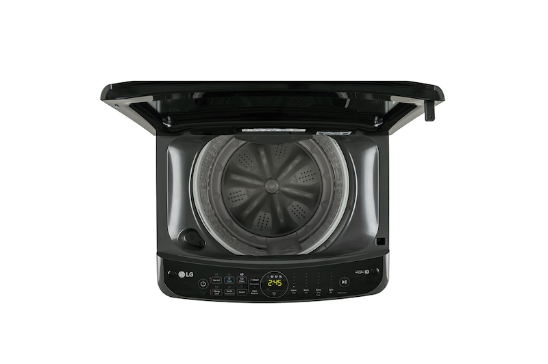 top view with door open