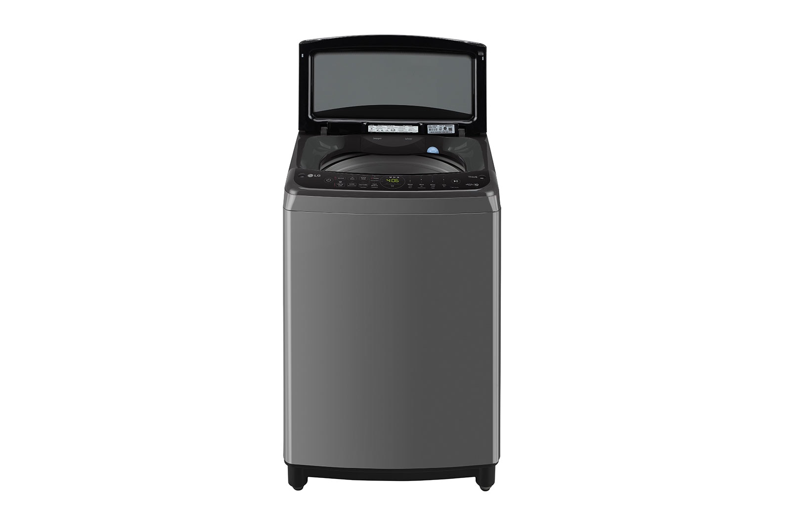 LG 9Kg Top Load Washing Machine, AI Direct Drive™, In-built Heater, Middle Black, THD09SWM