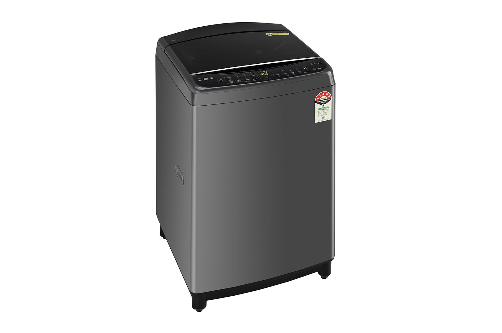 LG 9Kg Top Load Washing Machine, AI Direct Drive™, In-built Heater, Middle Black, THD09SWM