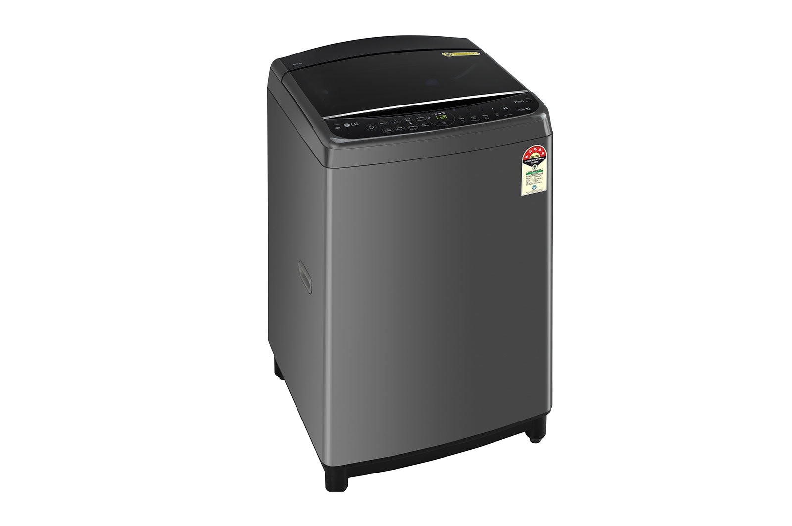 LG 10Kg Top Load Washing Machine, AI Direct Drive™, Turbowash, Middle Black, THD10NWM