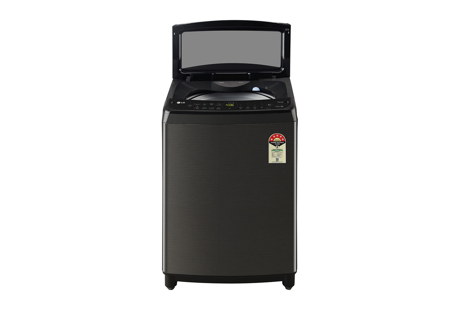 LG 10Kg Top Load Washing Machine, AI Direct Drive™, Platinum Black, THD10SWP