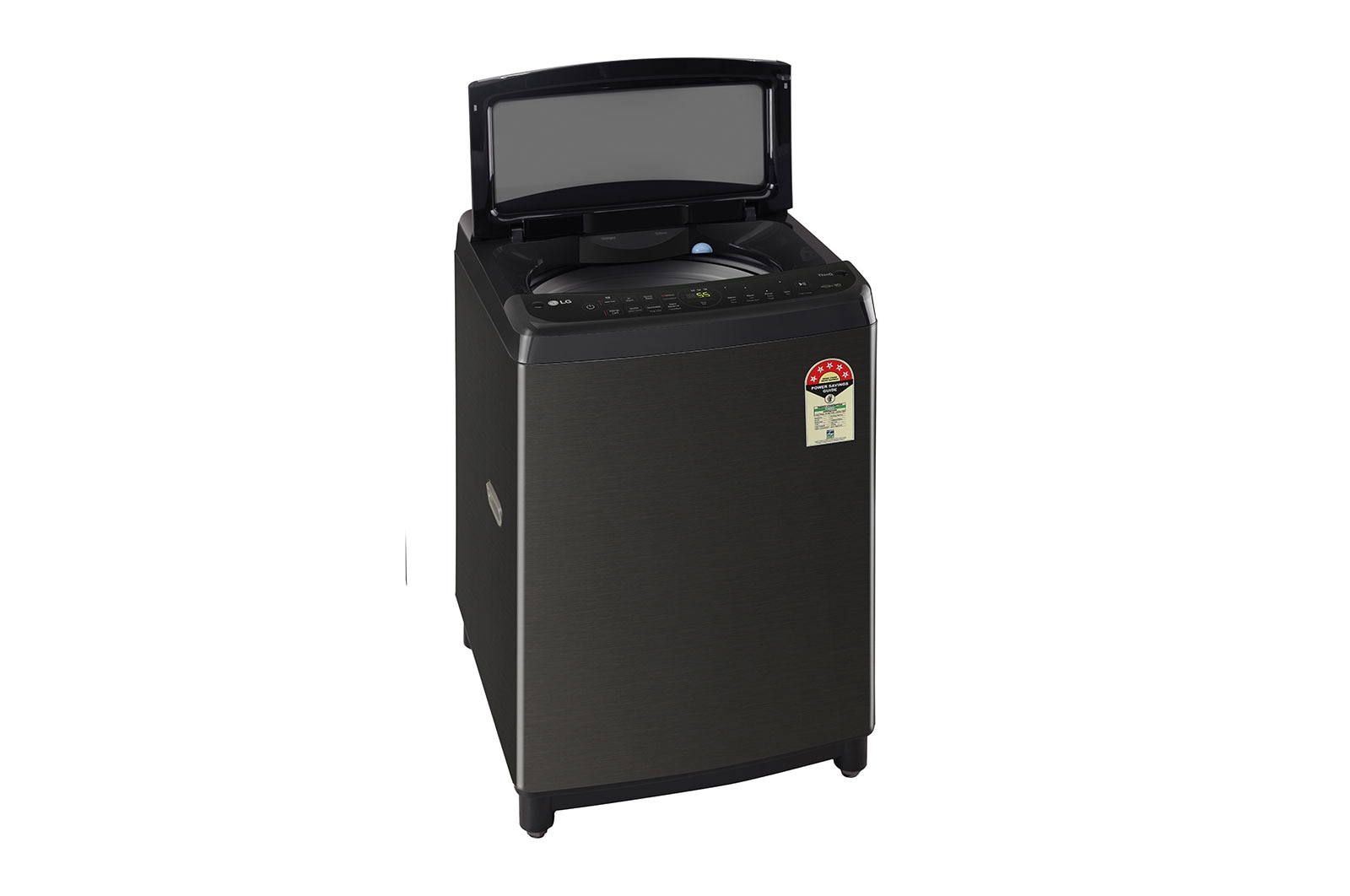 LG 10Kg Top Load Washing Machine, AI Direct Drive™, Platinum Black, THD10SWP