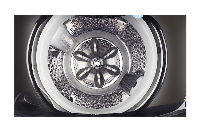 LG 11Kg Top Load Washing Machine, AI Direct Drive™, In-built Heater, Middle Black, 5 Star, THD11SWM