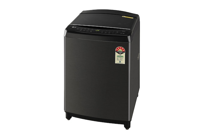 LG 11Kg Top Load Washing Machine, AI Direct Drive™, In-built Heater, Middle Black, 5 Star, THD11SWM