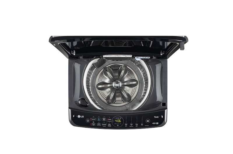 top view with door open