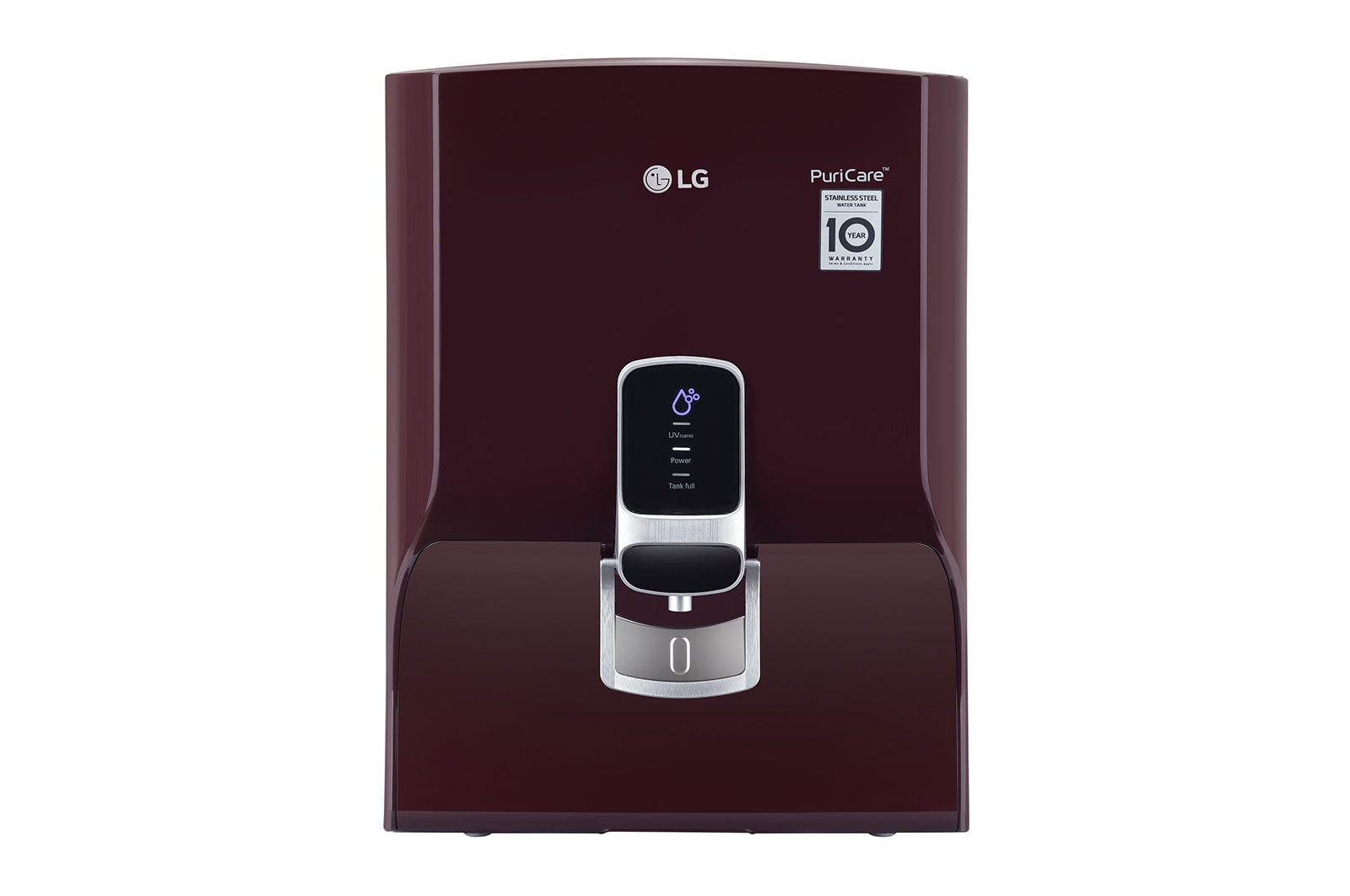 LG WW120NNC water purifier front view