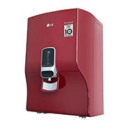 LG 8L RO Water Purifier with Stainless Steel Tank, Red, WW130NP