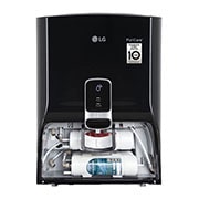 LG 8L RO+Mineral Booster Water Purifier with Steel Tank, Black, WW140NP