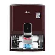LG 8L RO+Mineral Booster Water Purifier with Stainless Steel Tank, Crimson Red, WW142NPC