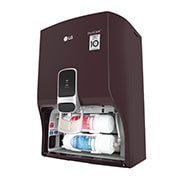 LG 8L RO+Mineral Booster Water Purifier with Stainless Steel Tank, Crimson Red, WW142NPC