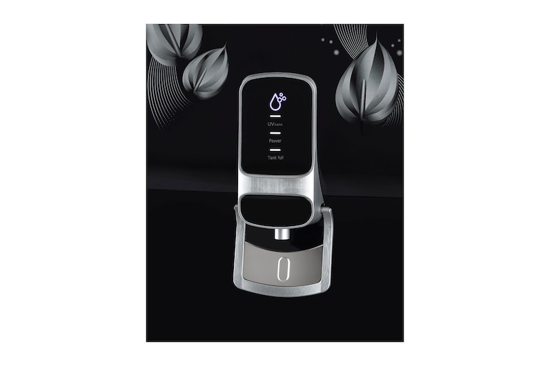 LG 8L RO+UV+Mineral Booster Water Purifier with Steel Tank, Black, WW174NPB