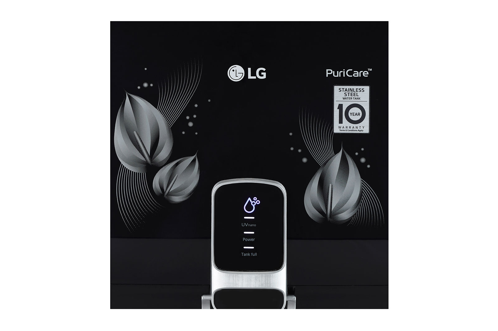 LG 8L RO+UV+Mineral Booster Water Purifier with Steel Tank, Black, WW174NPB