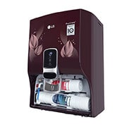 LG 8L RO+UV+Mineral Booster Water Purifier with Steel Tank, Crimson Red, WW174NPC