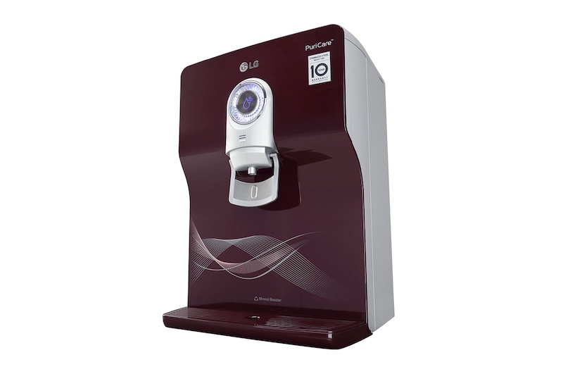 LG 8L RO+UV+UF+Mineral Booster Water Purifier with Steel Tank, Crimson Red, WW184EPC