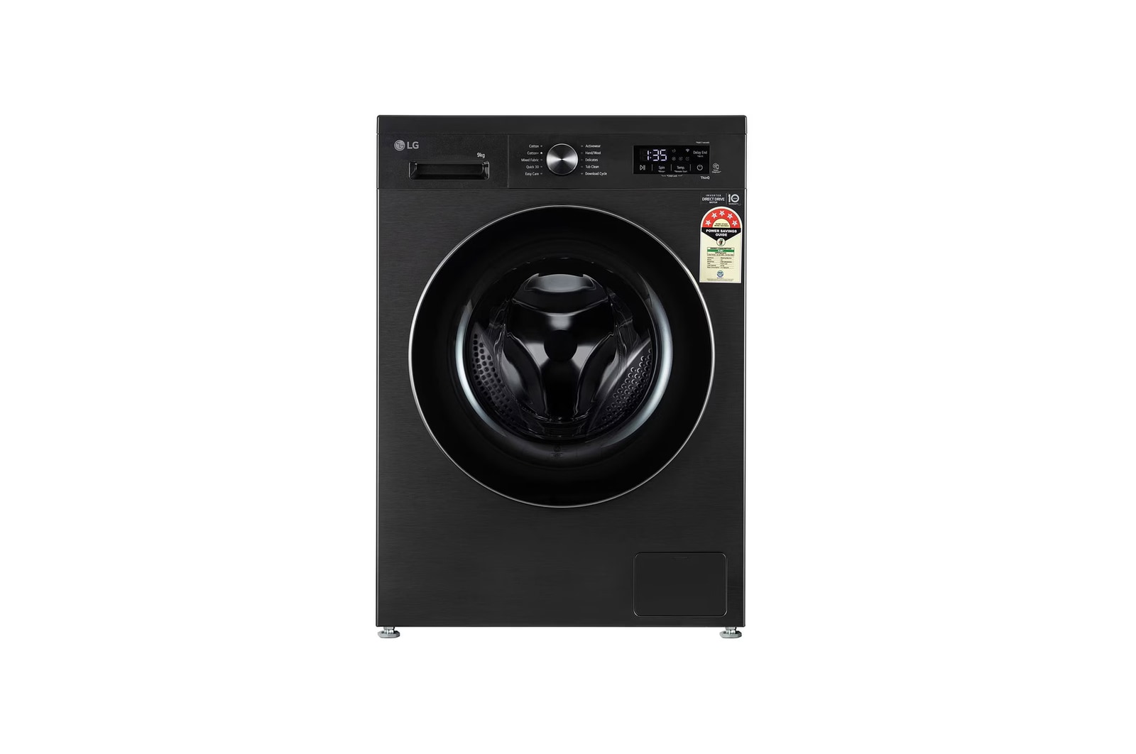 LG FHB1209Z4B Front Loading Washing Machines front view