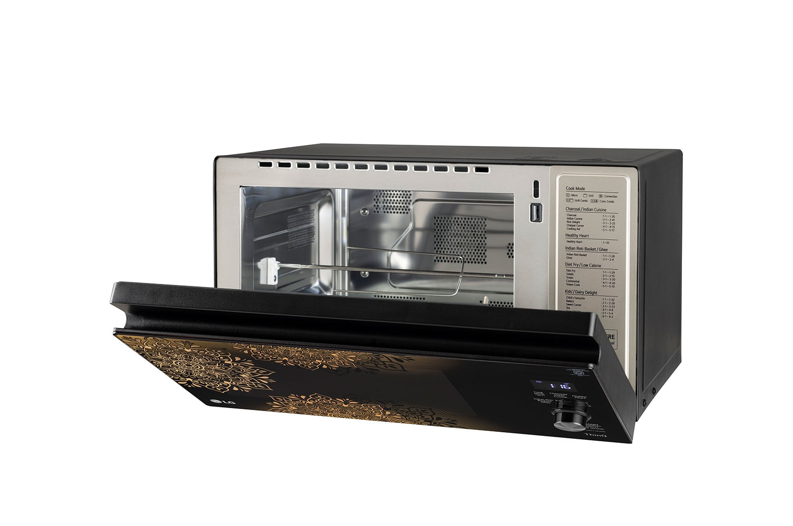 Microwave-ovens-open-view