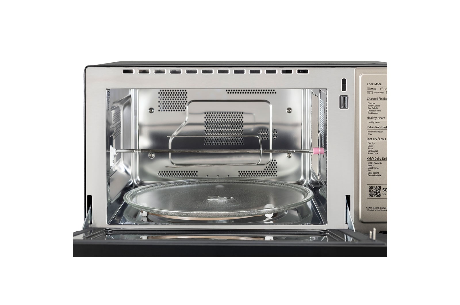 Microwave-ovens-open-view