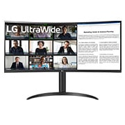 LG 34wr55qc-b ultrawide-monitors front view