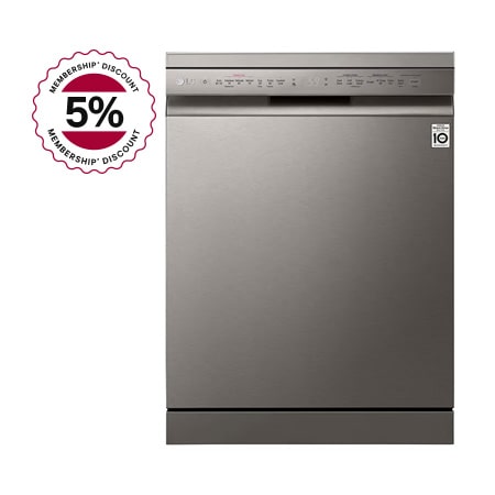 

LG 14 Place Settings Wi-Fi Dishwasher in Silver Color - DFB424FP