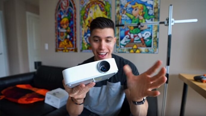 THE 80 (203.2cm) TV THAT FITS INTO YOUR POCKET! - LG Projector by Karl Conrad