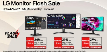 LG Monitor Flash Sale