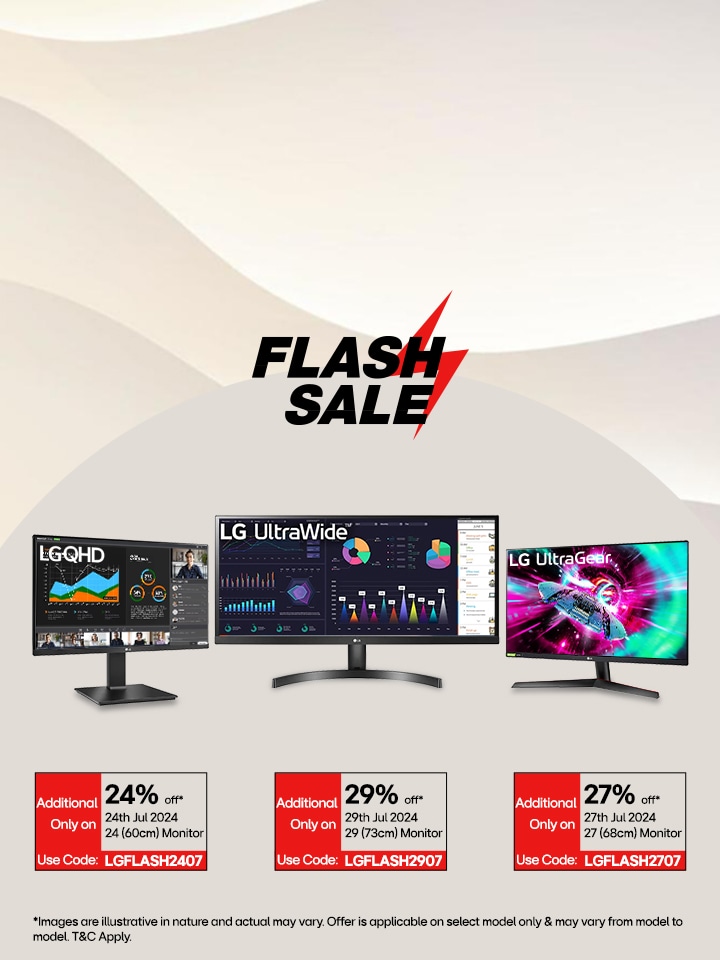 LG Monitor Flash Sale