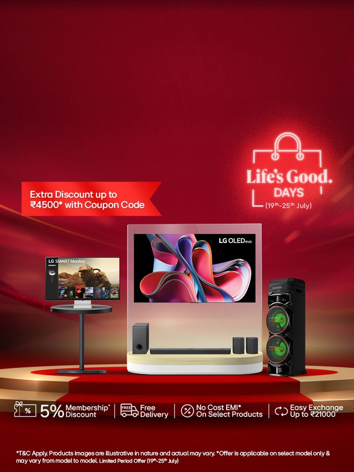 Get Incredible Deals with LG Life’s Good Days!