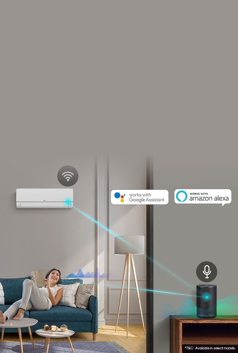 LG TS-Q19KWZE Voice Control